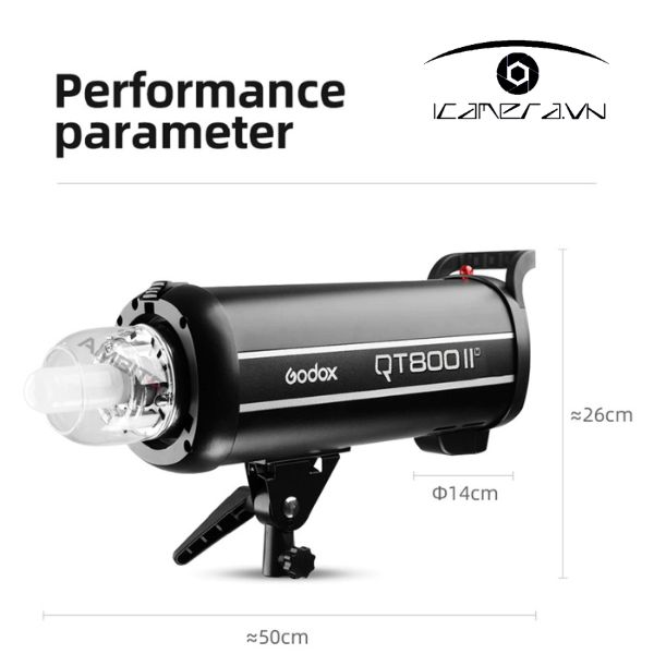 Đèn Flash Godox QT800II chụp hình Studio