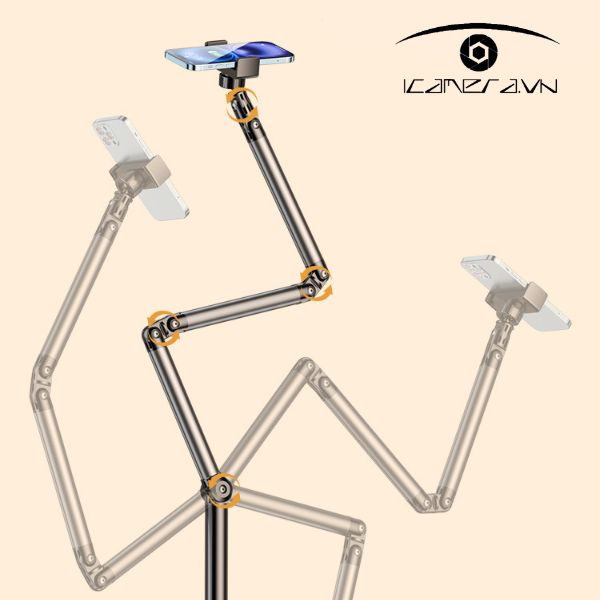 Giá đỡ điện thoại TS-180 quay topshot 360 độ