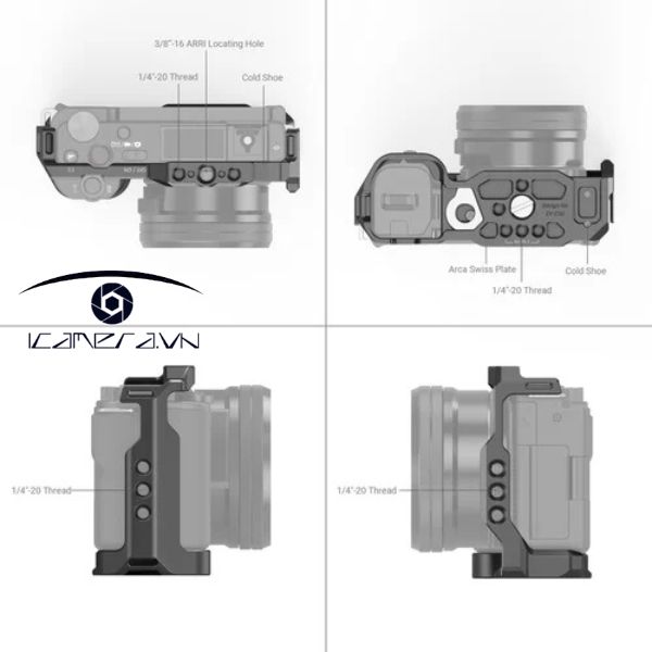 SmallRig 3531B khung có tay cầm cho máy ảnh Sony ZV-E10