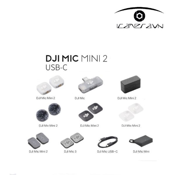 DJI Mic Mini 2 phiên bản Điện thoại 2TX 1RX chính hãng giá rẻ