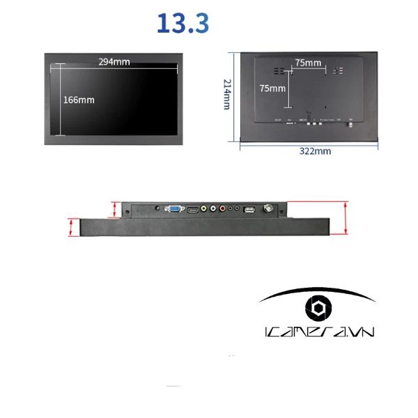 Màn hình LCD IPS 13.3 inch HDMI Full HD 1920x1080