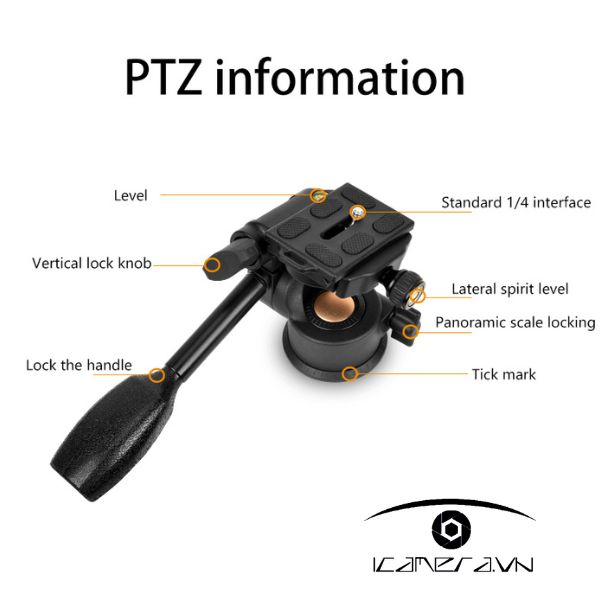Chân máy ảnh Tripod Beike QZSD Q307