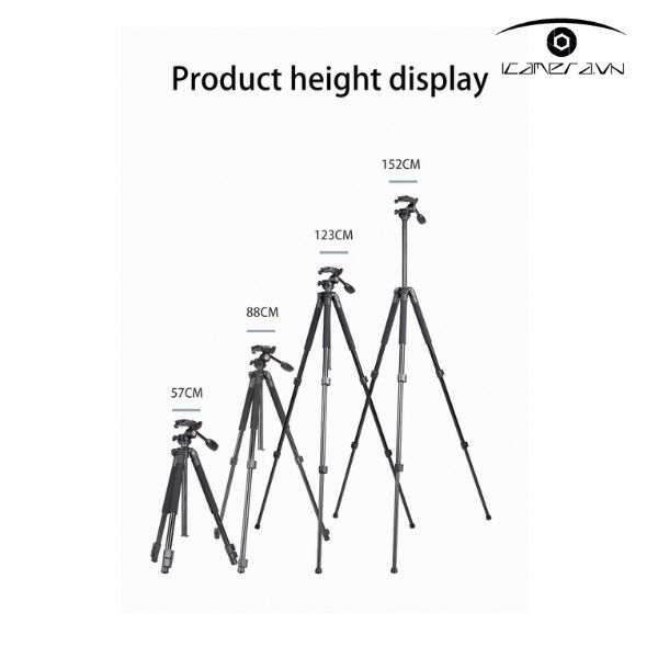 Chân máy ảnh Tripod Beike QZSD Q307