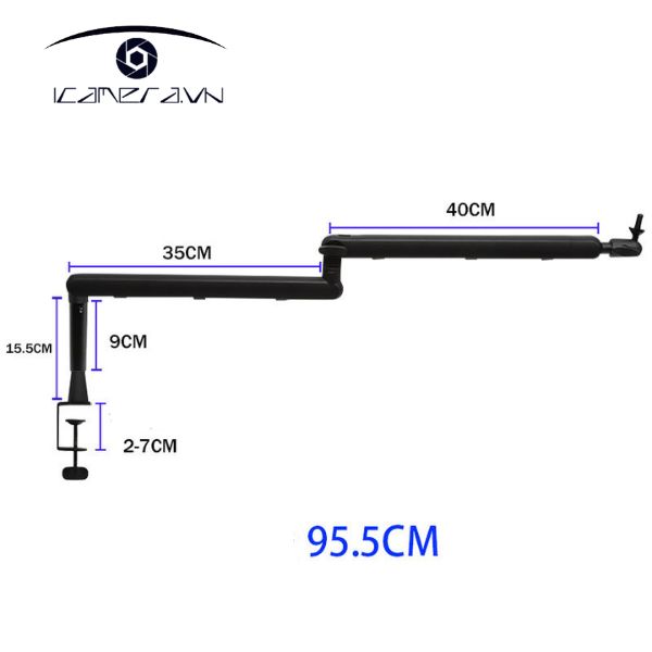 Giá treo micro thu âm gắn thành bàn SS42
