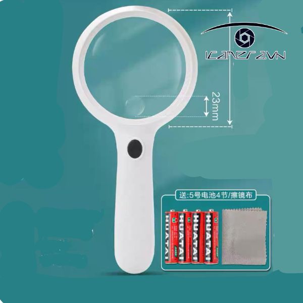 Kính lúp cầm tay 14 đèn led