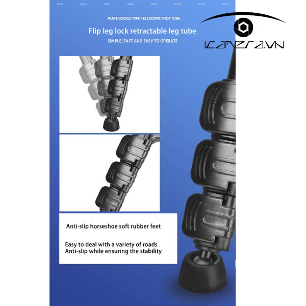 Chân máy ảnh Tripod Beike QZSD Q111H