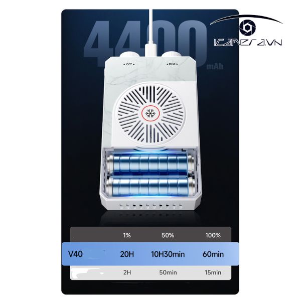 Đèn led V-40 cầm tay quay phim chụp ảnh giá rẻ