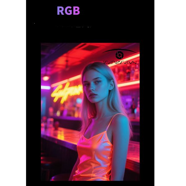 Đèn Led LP100RGB Video Light quay phim
