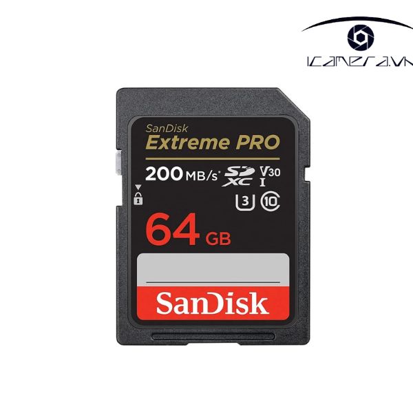 Thẻ Nhớ Sandisk SDXC Extreme Pro 64GB 200Mb/s
