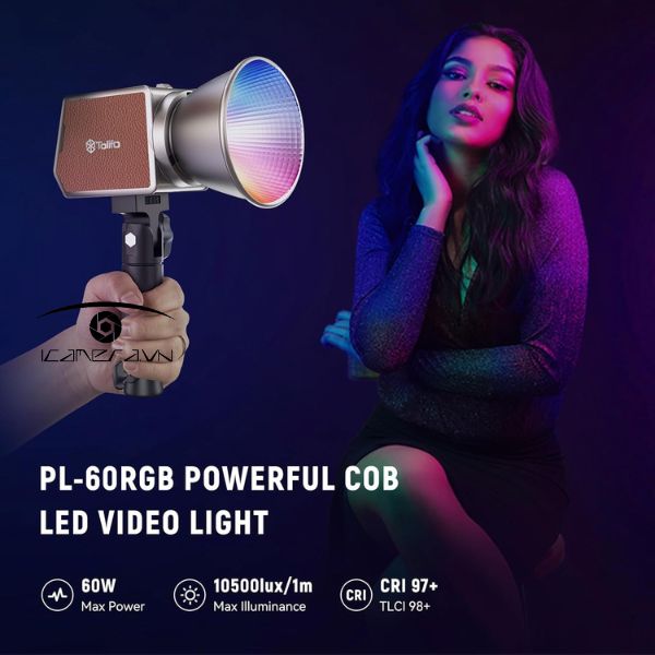 Đèn Led Tolifo PL-60RGB Video Light quay phim