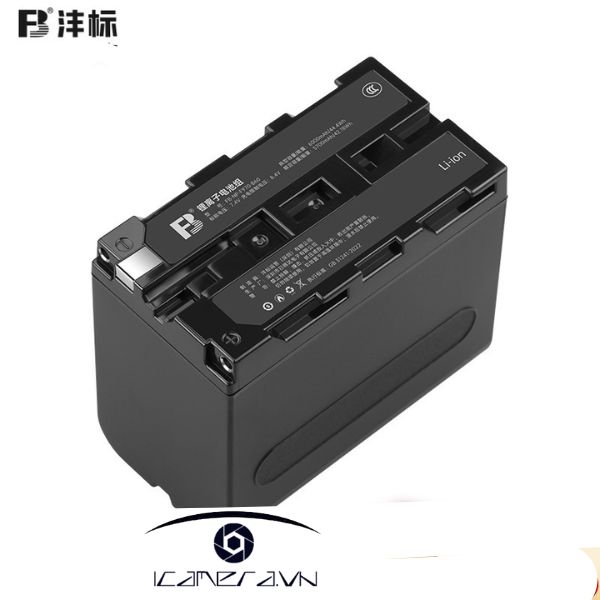 Pin FB NP-F970-B60 dung lượng 6000mAh sử dụng cho các loại đèn LED quay phim
