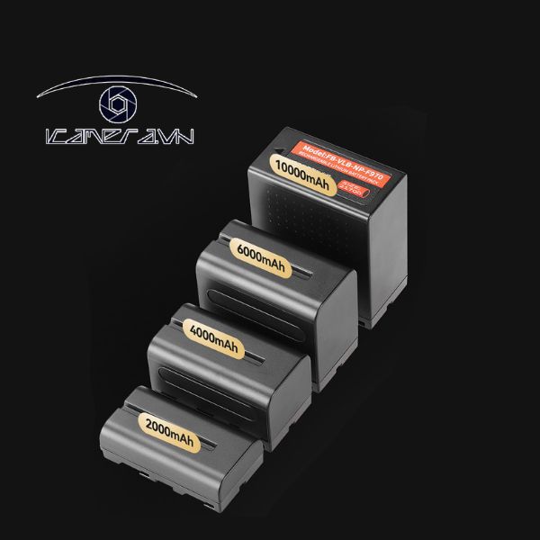 Pin FB NP-F970-B60 dung lượng 6000mAh sử dụng cho các loại đèn LED quay phim