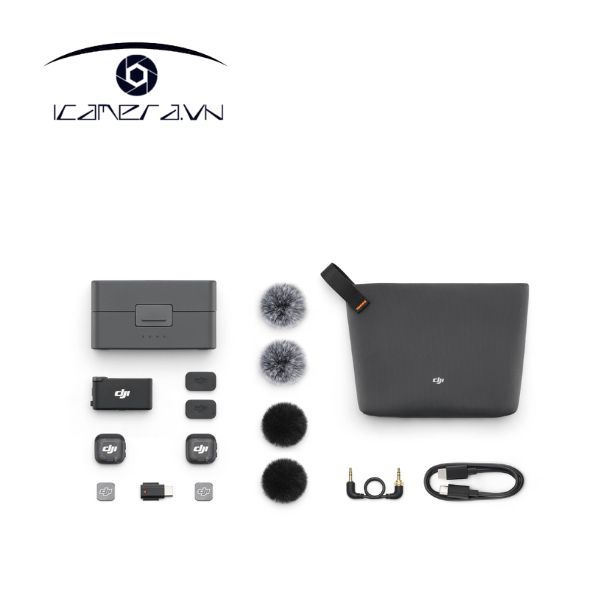 DJI Mic 3 ( 2TX + 1 RX ) Microphone chính hãng giá tốt