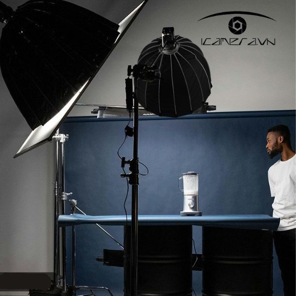 Softbox Parabolic thao tác nhanh JP2-90 kèm lưới tổ ong