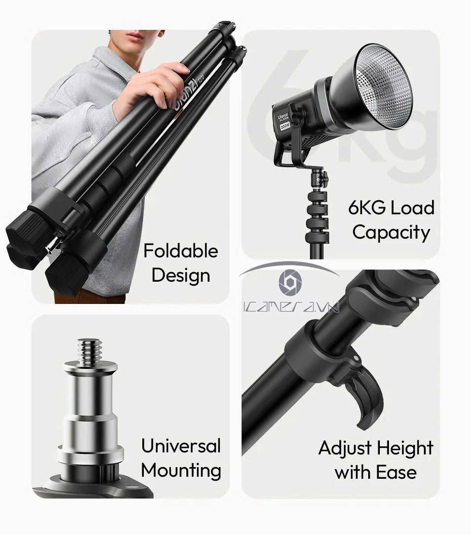 Chân đèn Ulanzi T270 cao 2.7M hợp kim cao cấp