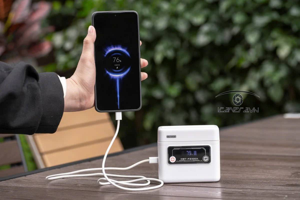 Hộp sạc Viltrox BT-E6 (tương thích pin LP-E6)