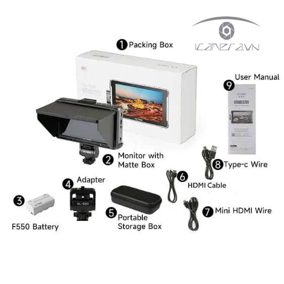 Màn hình cảm ứng 5.5 inch Viltrox DC-550 FHD