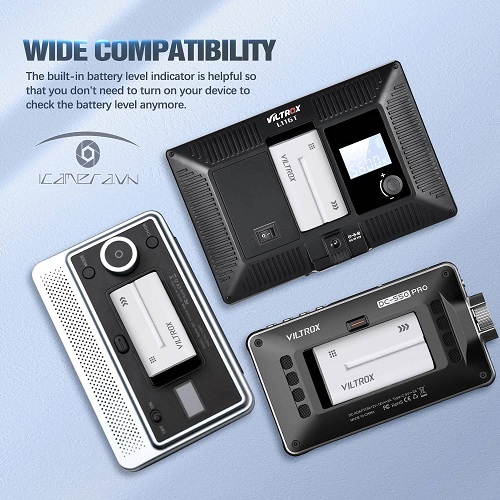 Pin Viltrox NP-F970/ F750 / F550 tích hợp sạc Type-C