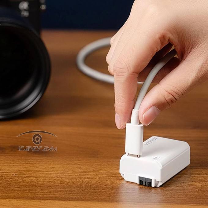 Pin Viltrox NP-FW50 tích hợp cổng sạc Type-C