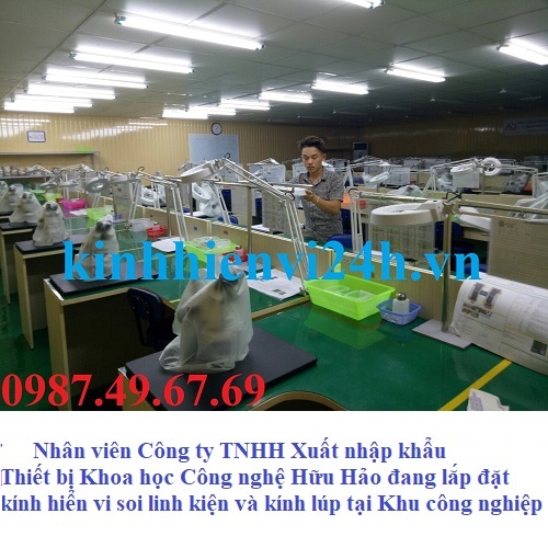 Lắp đặt kính lúp LT-86A