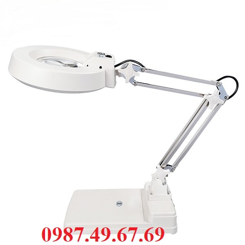 Kính lúp 5x đèn led để bàn