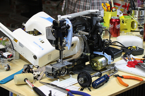 Mở dịch vụ sửa chữa máy may