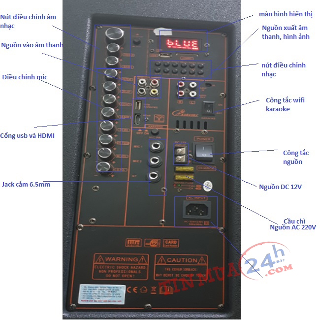  loa kẹo kéo công suất lớn HNA 9500 