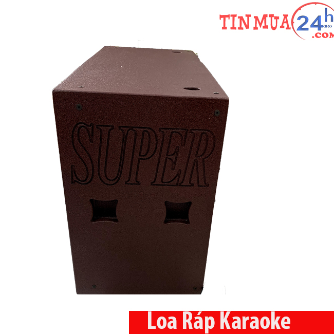 mặt bên của loa rap karaoke