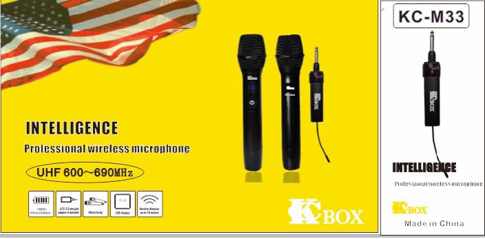 Tổng quan Micro Không Dây KCBox KC M33