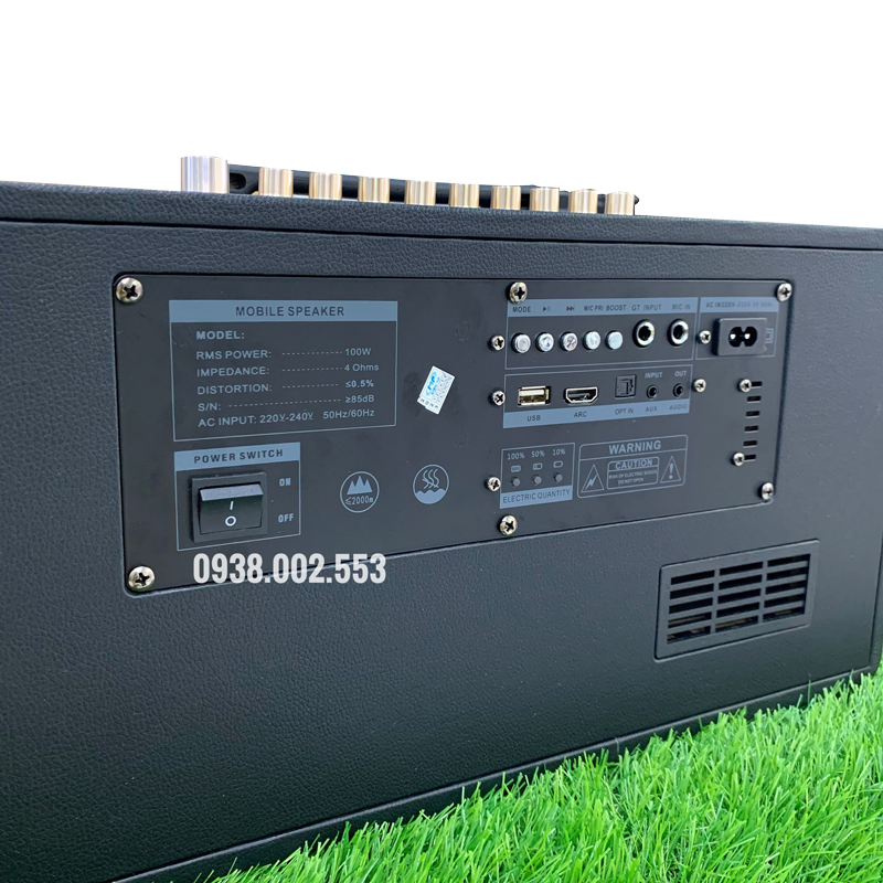 Hệ thống kết nối thiết bị ngoài Loa Xách Tay Soundbox T266