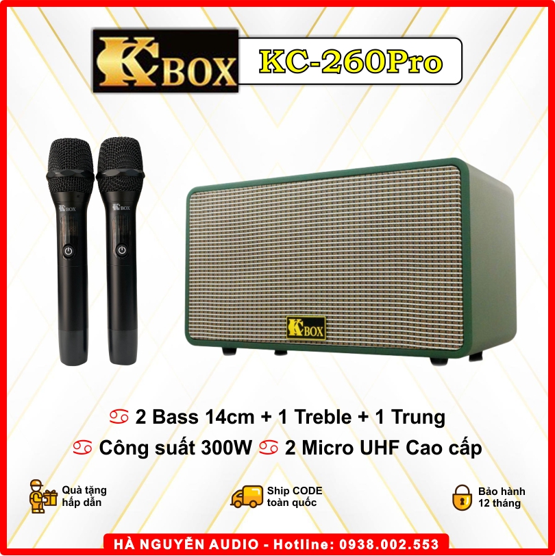 Cấu hình loa KCBox KC-260 Pro