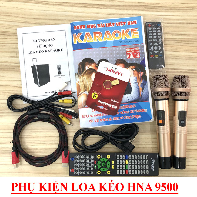 bộ phụ kiện loa kéo HNA 9500