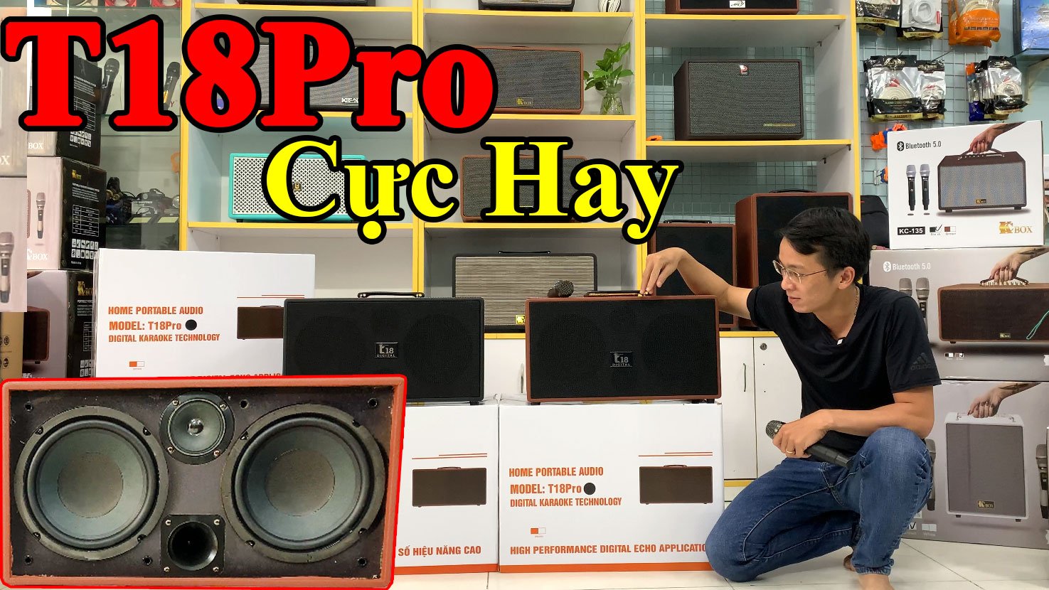 Tổng quan Loa Karaoke Xách Tay T18 Pro