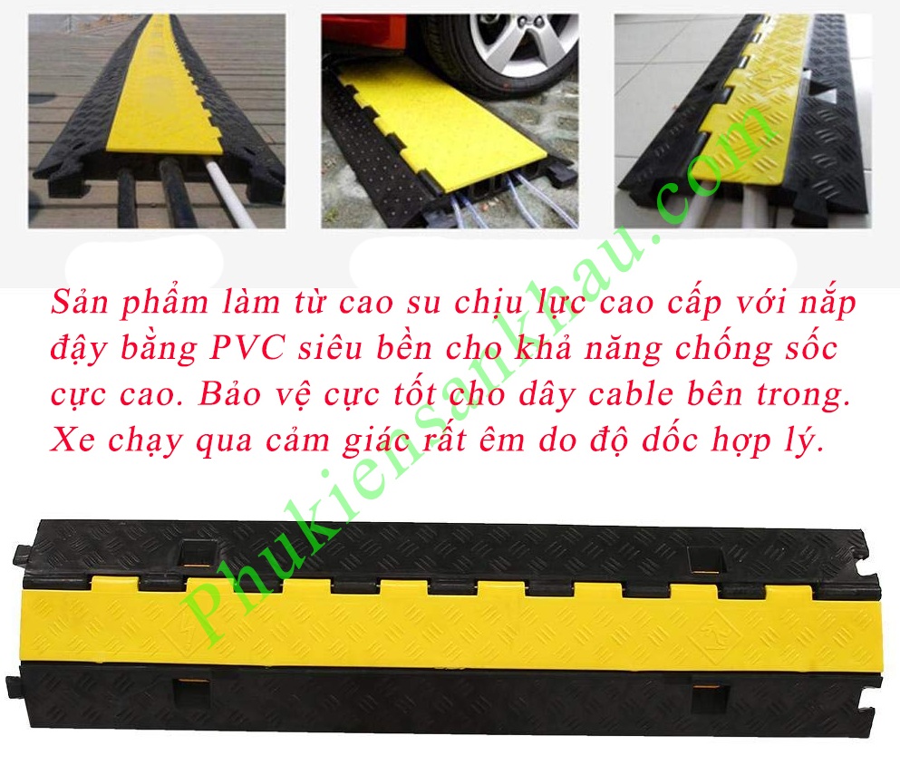 Gờ cao su bảo vệ dây cáp