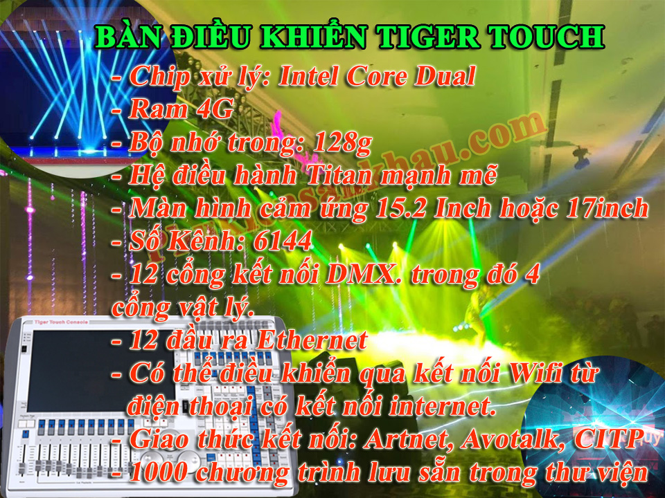 bàn điều khiển tiger touch