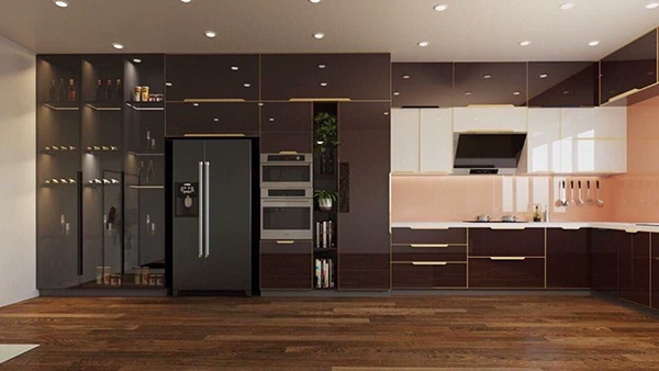 Mẫu tủ bếp inox cánh kính đẹp tại Bếp Đại Việt