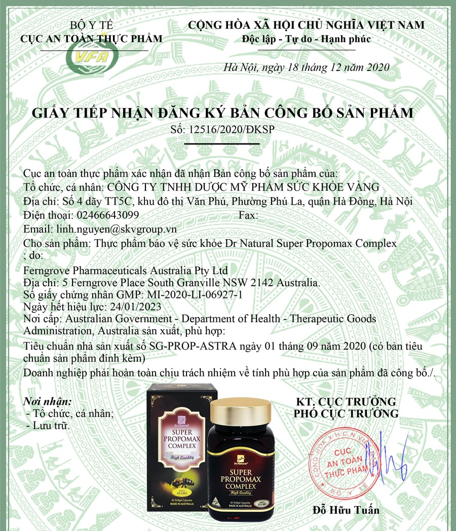 Tăng sức đề kháng với Keo Ong Úc Super Propomax