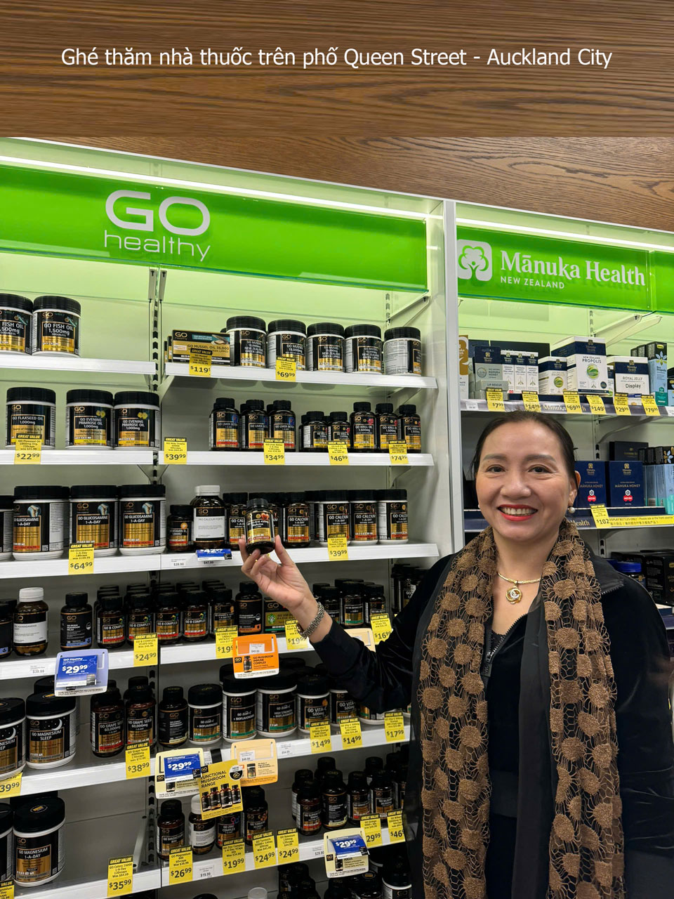 GO Healthy trên phố Queen Street, Auckland, New Zealand