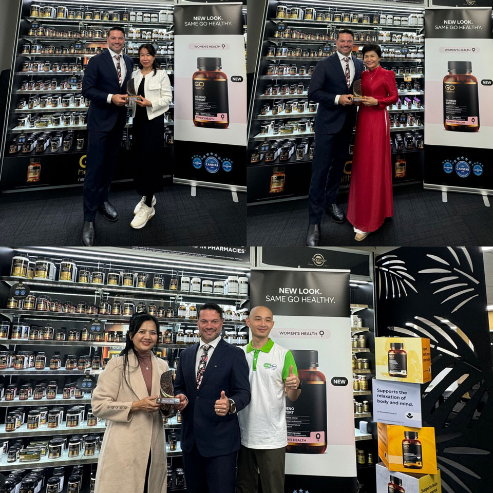 GO Healthy trao kỷ niệm chương cho Nhà thuốc Sức Khoẻ Vàng