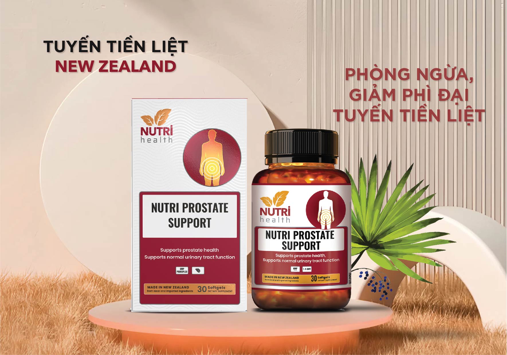 Tuyến tiền liệt New Zealand Nutri Prostate Support