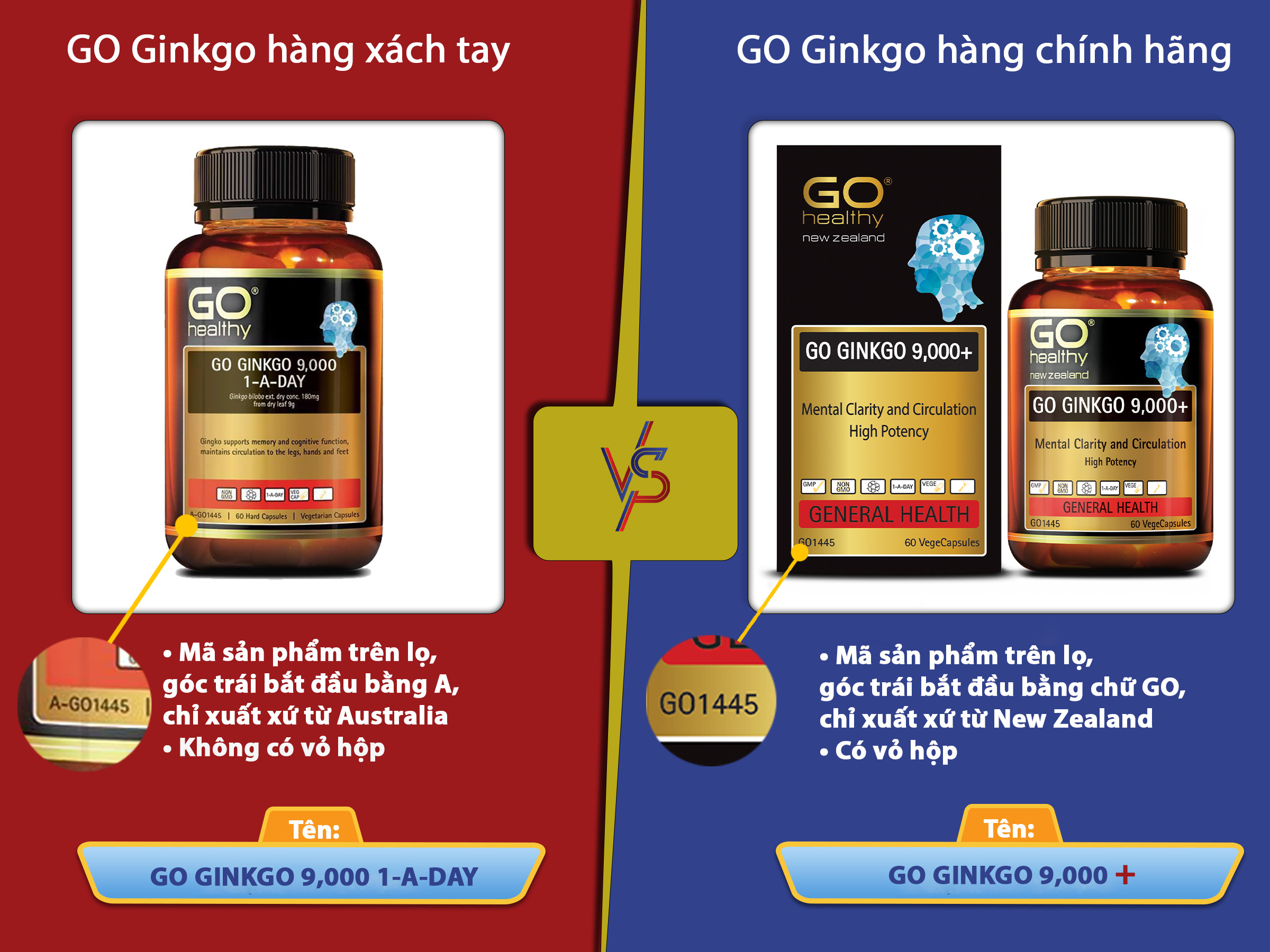 GO Ginkgo 9000+ nhập khẩu chính hãng