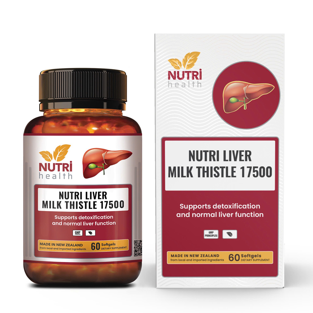 Bổ gan Nutri Health New Zealand Nutri Liver Milk Thistle 17500
