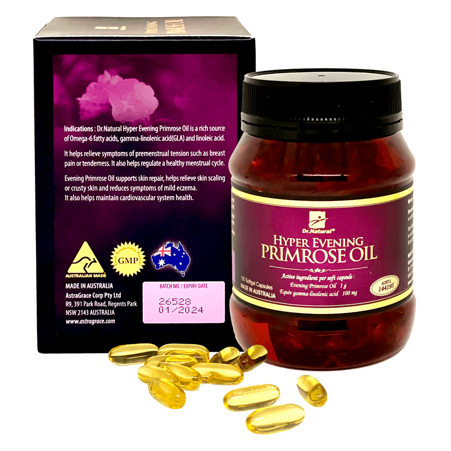 Viên uống bổ sung nội tiết nhập khẩu chính hãng từ Úc Hyper Evening Primrose Oil 180 viên