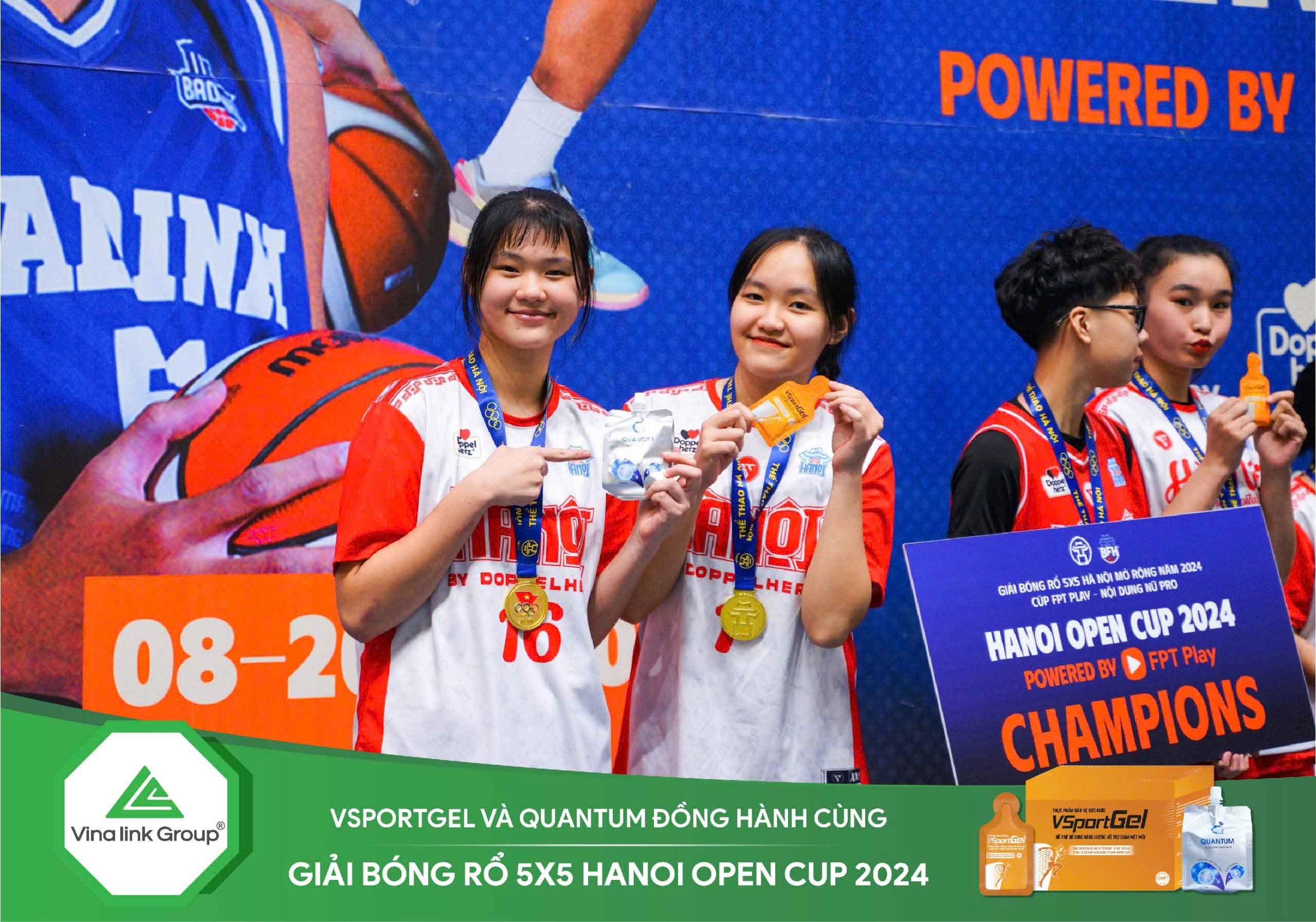 Vinalink Group vinh dự là đồng tài trợ của Giải Bóng rổ 5x5 Hà Nội mở rộng năm 2024