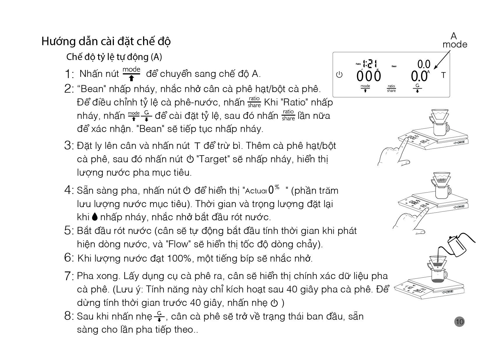 Hướng dẫn sử dụng cân Felicita Parallel+