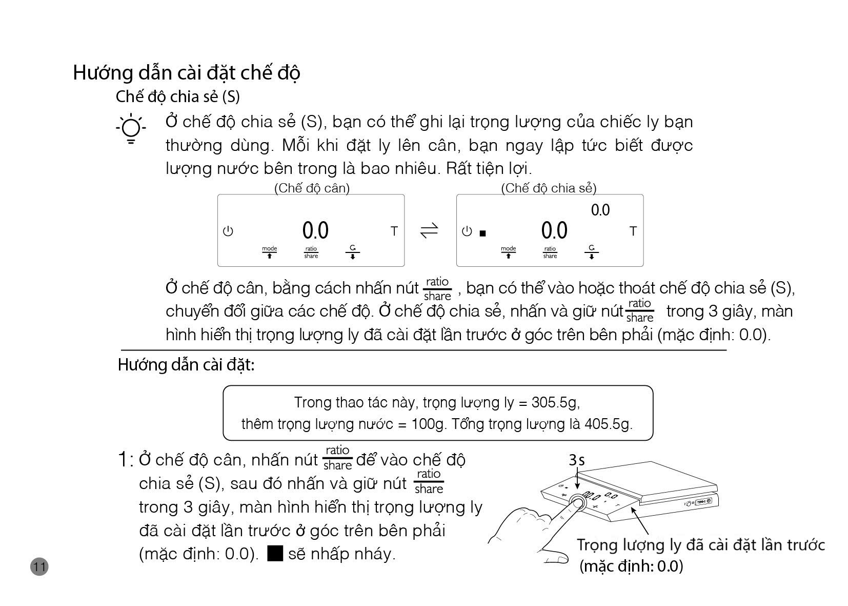 Hướng dẫn sử dụng cân Felicita Parallel+