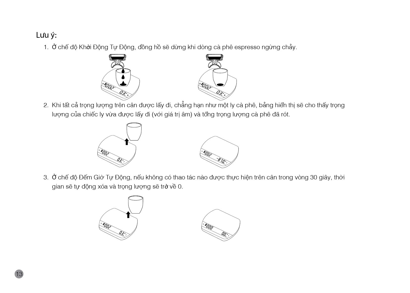 Hướng dẫn sử dụng cân Felicita Arc