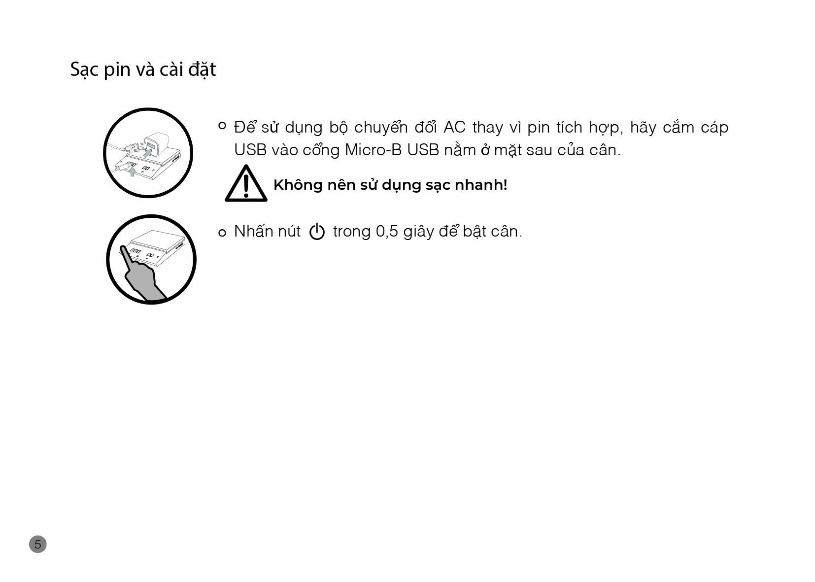 Hướng dẫn sử dụng cân Felicita Parallel+