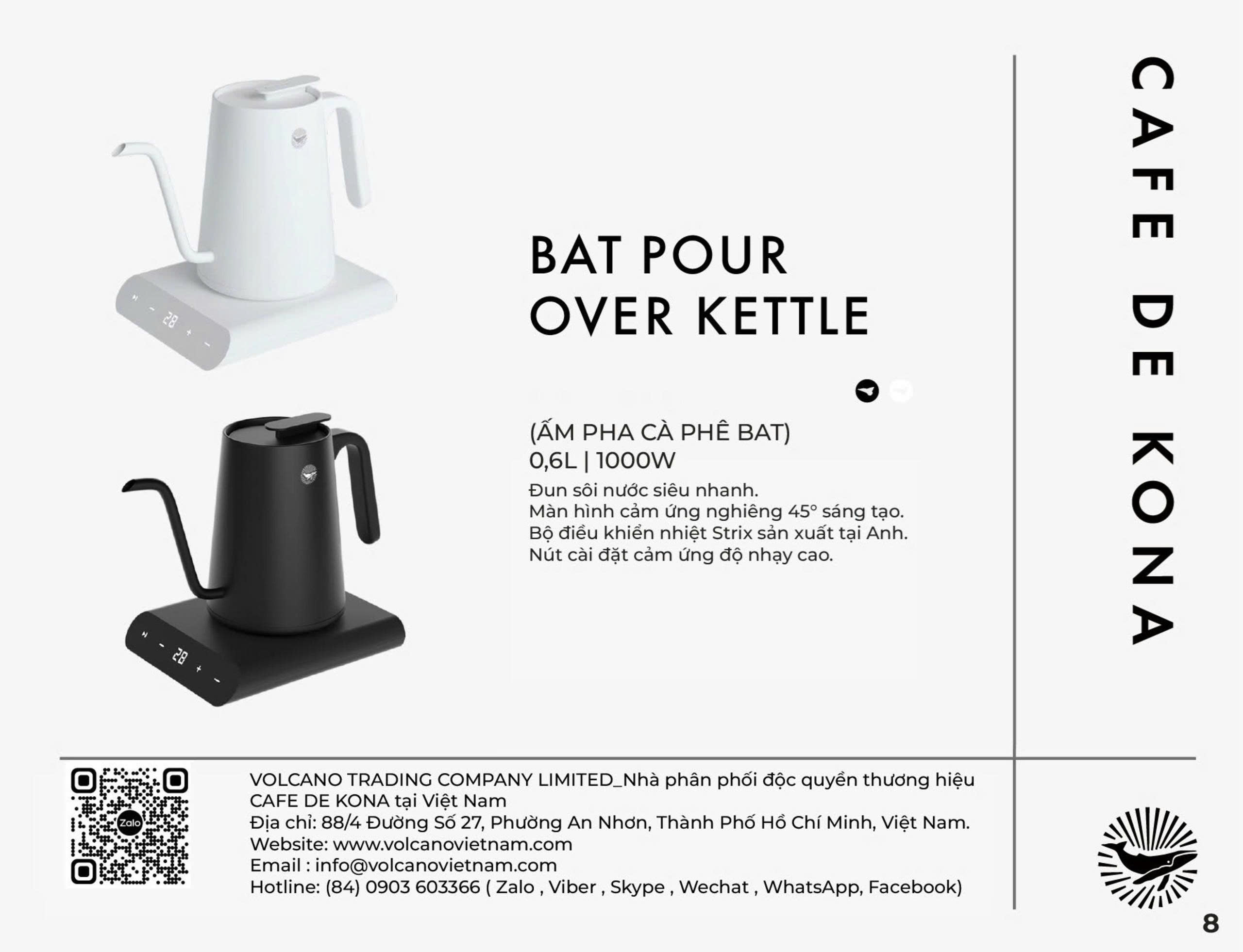 Catalog CAFE DE KONA — dụng cụ pha cà phê