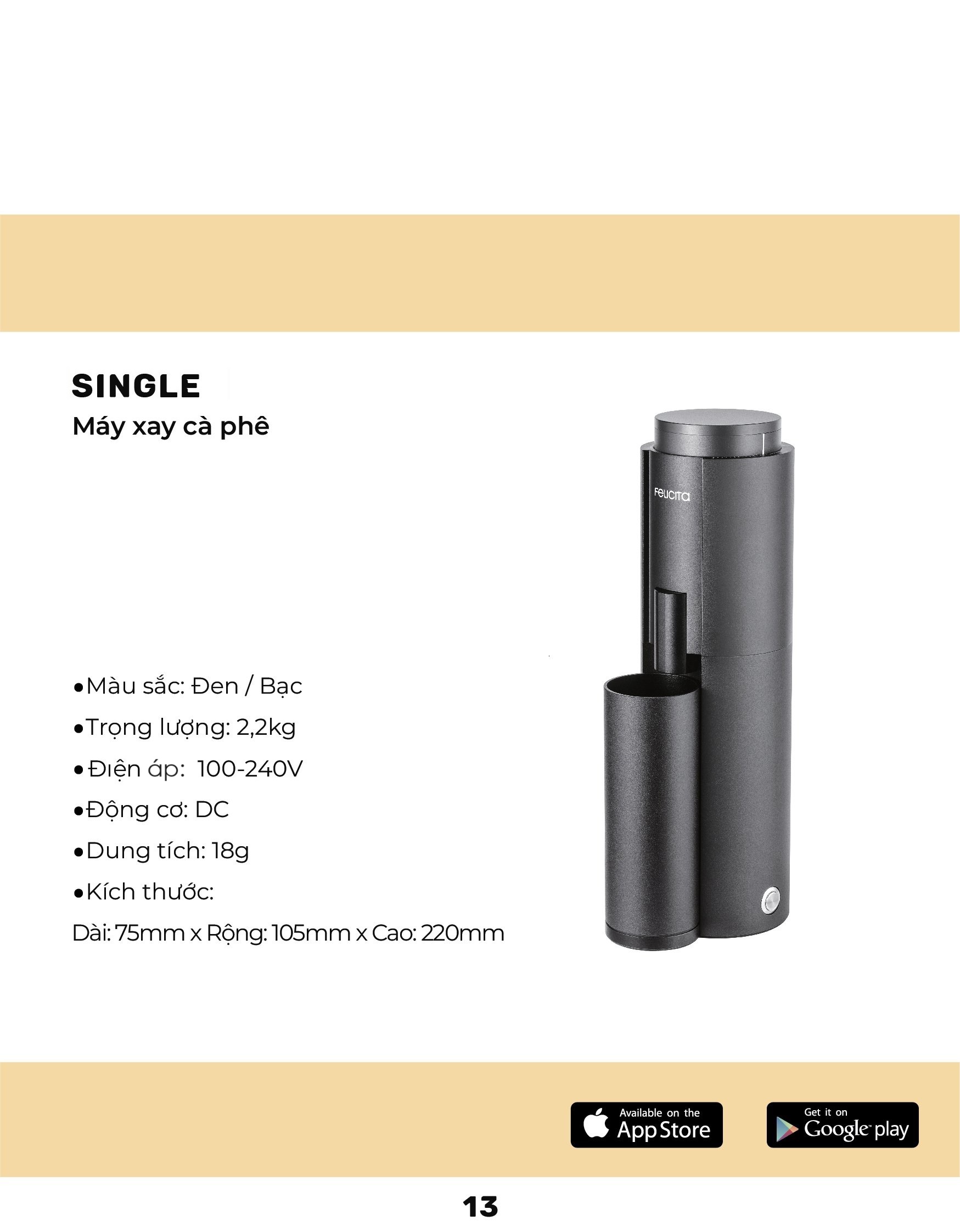 Catalog Felicita — cân điện tử pha chế